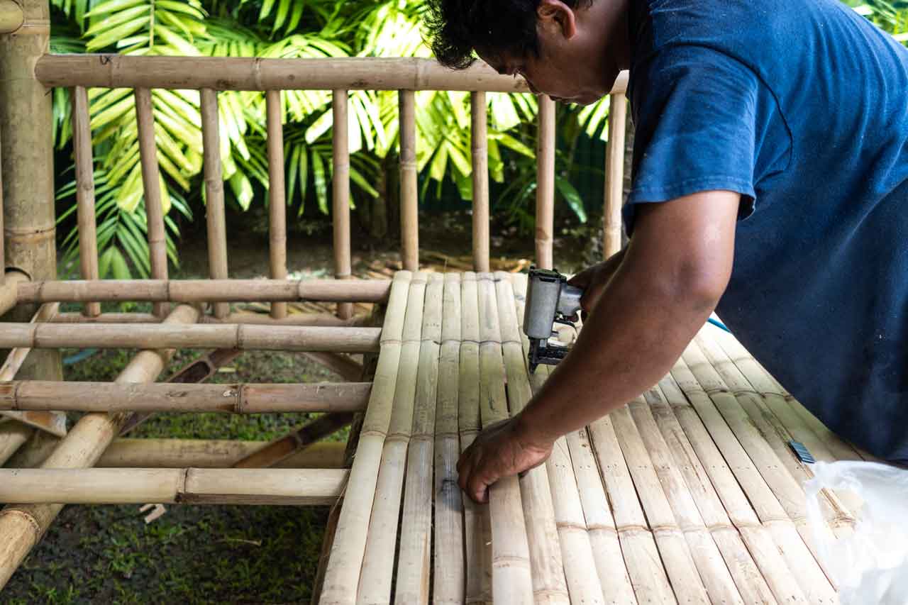 Building with bamboo