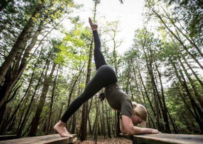 Whispering Springs Wilderness Retreat, Outdoor Yoga