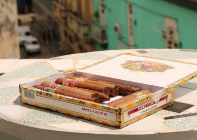 Box of Romeo and Juliet cigars, Havana Cuba