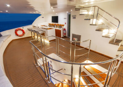 Infinity Yacht Staircase